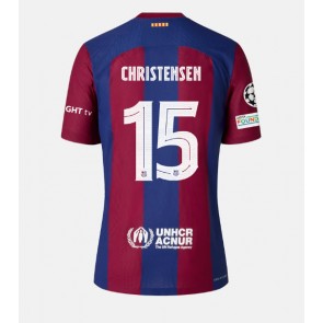 Barcelona Andreas Christensen #15 Replika Hjemmebanetrøje 2023-24 Kortærmet